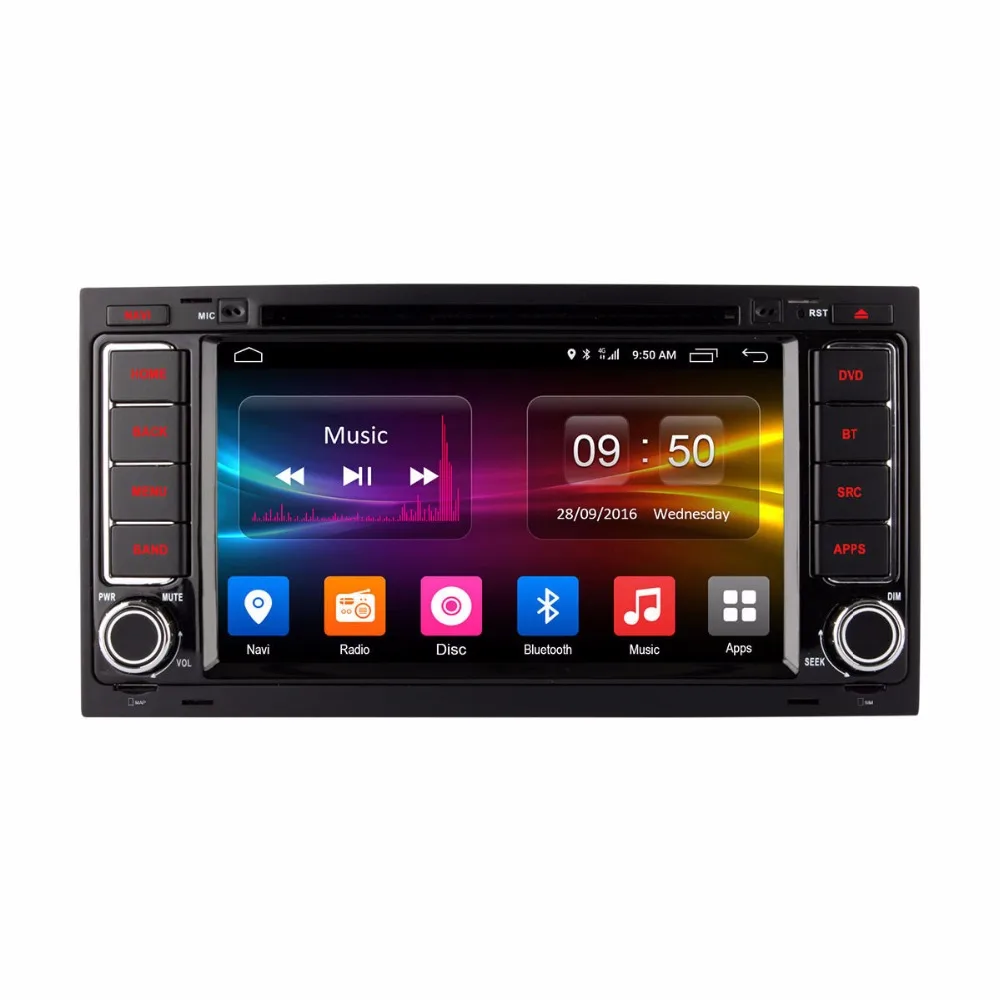 Flash Deal 4G SIM LTE Android 6.0 Octa 8 Core Car DVD GPS Radio for Volkswagen VW Touareg T5 Transporter Multivan 2004-2011 Stereo system 1