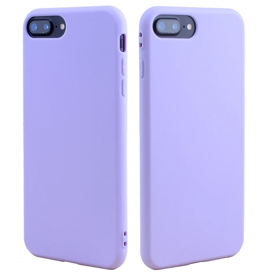 Silicone Candy Case For iPhone SE 2020 7 8 Plus X Colorful Matte Silicone soft TPU Cover Coque for iPhone 11 12 XR 6 6S 7 8 Plus iphone se phone case
