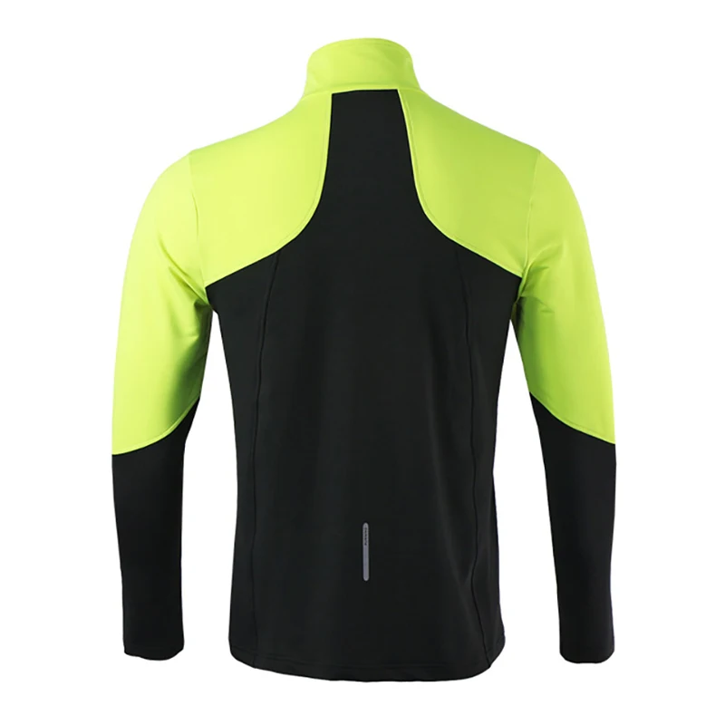 Дышащая куртка для бега мужская с высоким воротником ветрозащитная быстросохнущая спортивная куртка для бега
