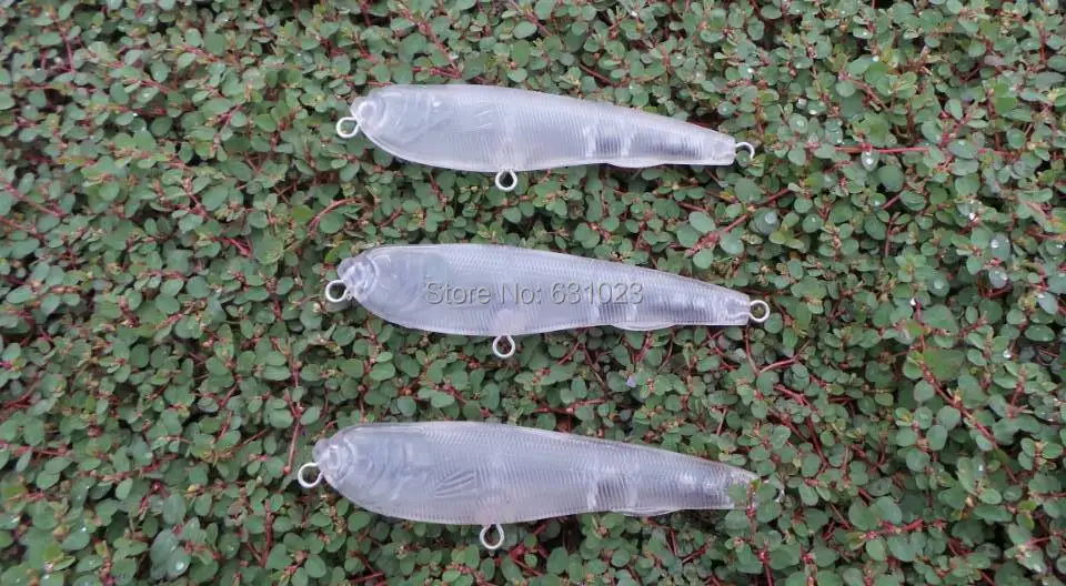 

MR OCTOPUS 10pcs Unpainted Clear Plastic Fishing Lure Bodies. 170#------9cm .8.5g