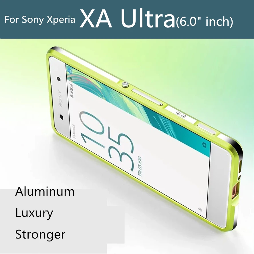 imágenes para XA Ultra caso de Parachoques Protector de Parachoques de aluminio de Lujo de lujo Ultra Delgada Del Caso Del Capítulo Para Sony Xperia XA Ultra 6.0 "pulgadas imágenes para XA Ultra caso de Parachoques Protector de Parachoques de aluminio de Lujo de lujo Ultra Delgada Del Caso Del Capítulo Para Sony Xperia XA Ultra 6.0 "pulgadas