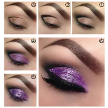 Металлические Блестящие дымчатые глаза тени для век водоустойчивые, блестящие жидкие подводки для глаз лучшие продажи здоровье и принадлежности для макияжа