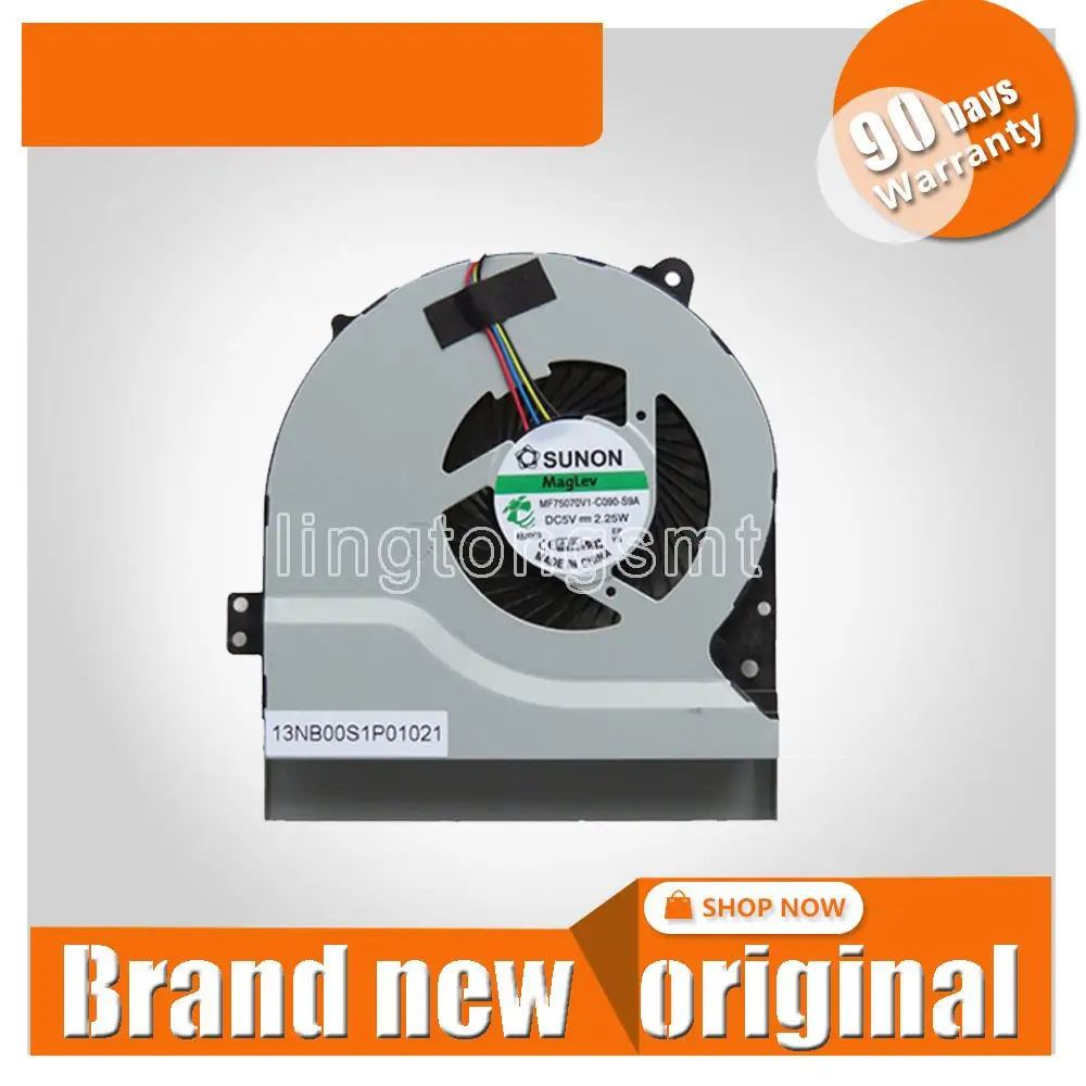 Новый оригинальный кулер для процессора For Asus Y481C X452C X450L X450LD K450L X450 X450C X450CC X550CA X450V