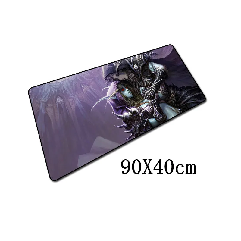 FFFAS 90x40 см World of Warcraft коврик для мыши XL Большой Противоскользящий большой стол подушка коврик для мыши игровая геймерская мышь клавиатура настольные коврики - Цвет: Model K