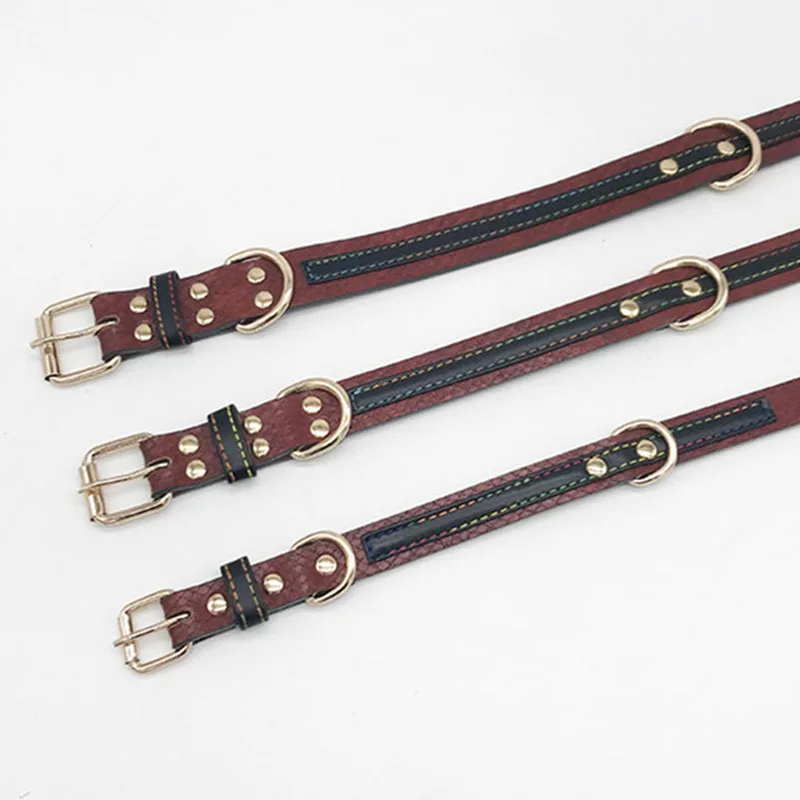 Thick Leather Dog Collars For Sale