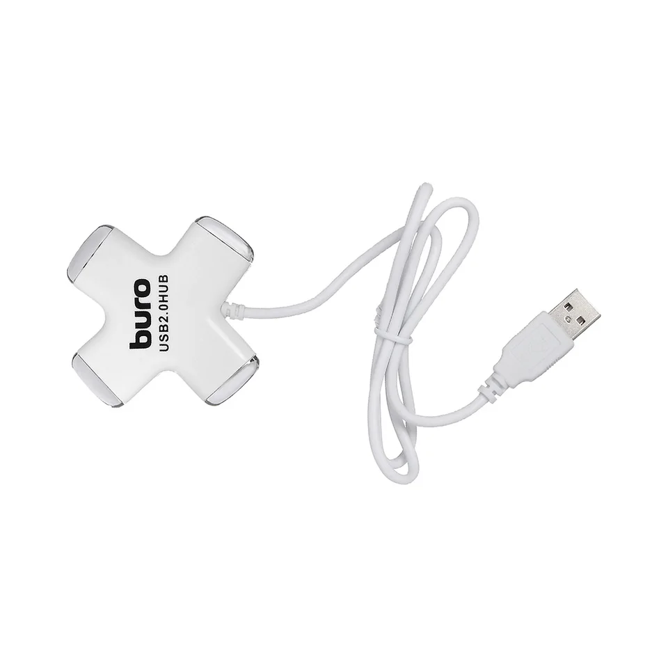 

Разветвитель USB 2.0 Buro BU-HUB4-0.5-U2.0-Cross