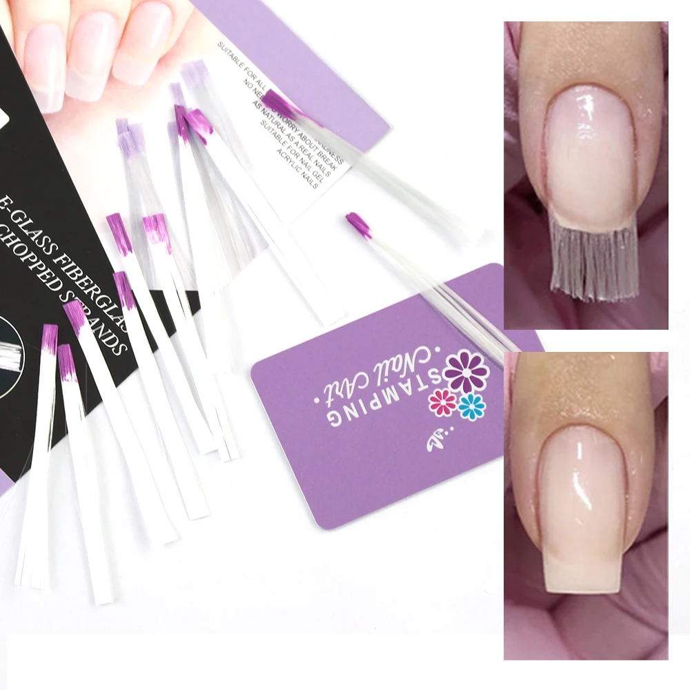 ERUIKA 10 шт./упак. Fibernails форма для ногтей акриловые наконечники наращивание волокон