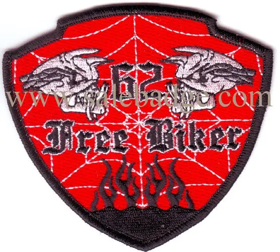Custom Sports Embroidery Free Biker Emblem Patchesin Patches from Home