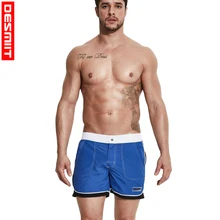 Desmiit для мужчин лоскутное Пляж сексуальное бикини плавание шорты для серфинга s Jogger шорты боксеры Мужской купальный костюм ванный комплект быстросохнущая