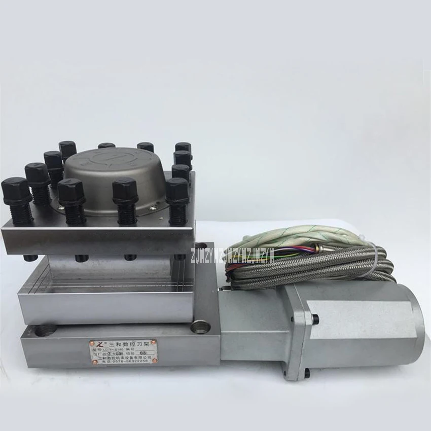 

High Quality LD4B-CK6140 CNC Electric Tool Holder Knife Rest Vertical Turret 120W 380V 1400r / min 12KN Hot Selling