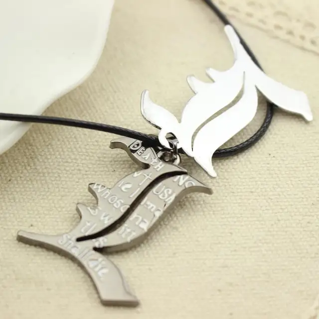 Death Note Double Necklace Smart Pendant Cosplay Unisex Accessories