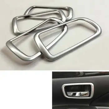 

4Pcs Matte ABS Car Inner Side Door Handle Bowl Cover Trim Frame Decoration Fit For 2016 Mitsubishi Outlander Car Styling Covers