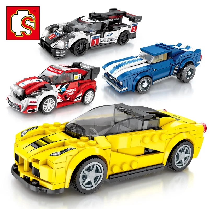 

Sembo Diamon Nano Blocks Faomus Car Compatible LeSet Technic Voiture Porsche Building Brick Educational Toys Birthday Gift