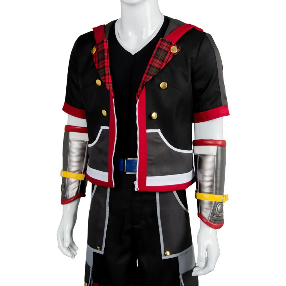 Косплэй Костюм Kingdom Hearts III герой Сора наряд равномерное Косплэй костюм