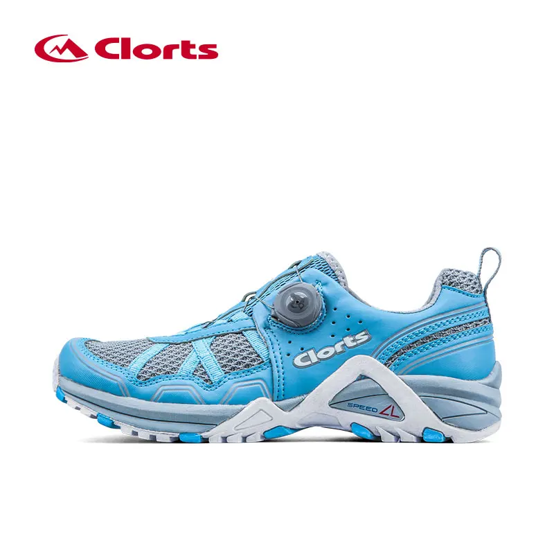 New Clorts Sport Trail Shoes Women Breathable Running Shoes BOA Fast Lacing System Damped Sport