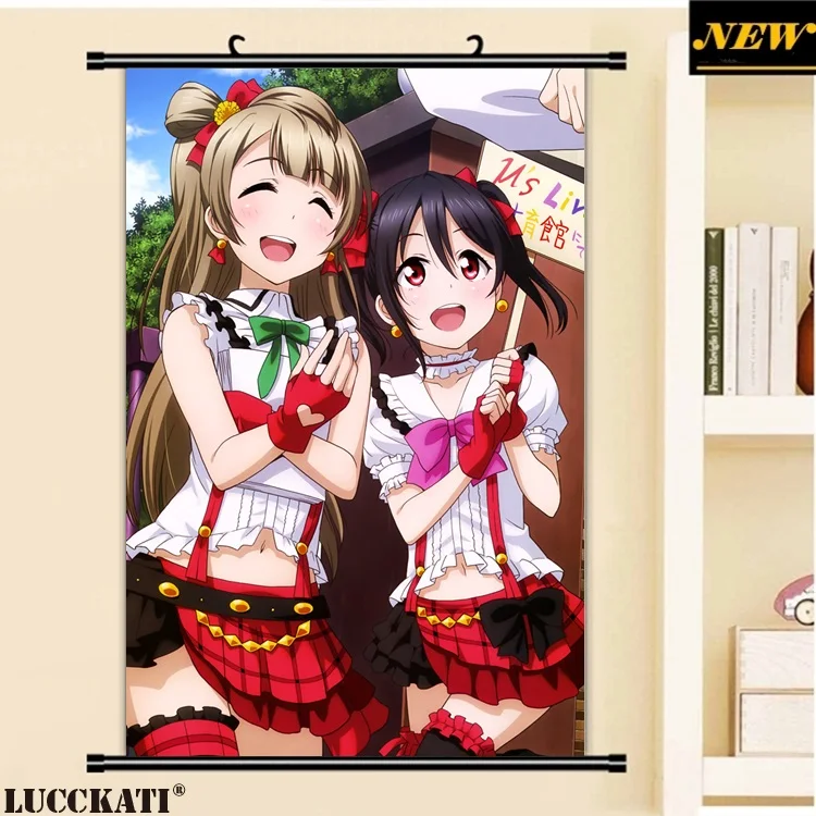 40X60 см love live! Школьный идол проект Униформа лоли камушки мультфильм аниме