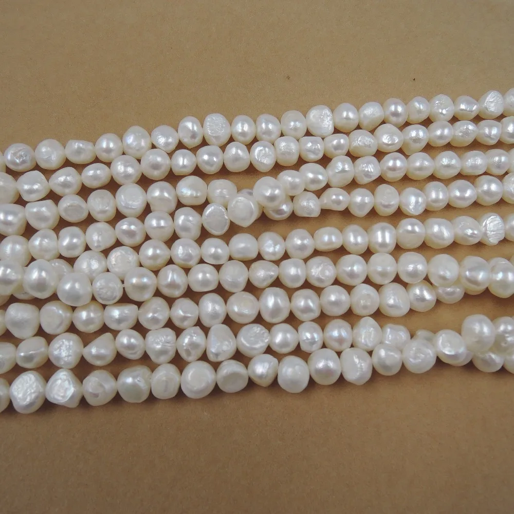 pearl beads,100 nature freshwater pearl material with baroque shape ,7