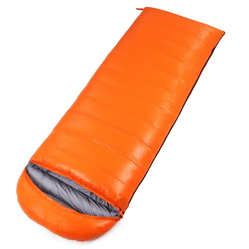 

Outdoor Camping Down White Goose Down Splicing Double Sleeping Bag Adult Thickening Envelope Type Sleeping Bag Fill 400g-1200g