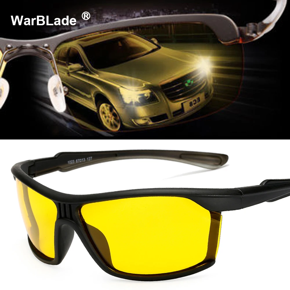 Buy Mens Polarized Night Driving Sunglasses Men Brand