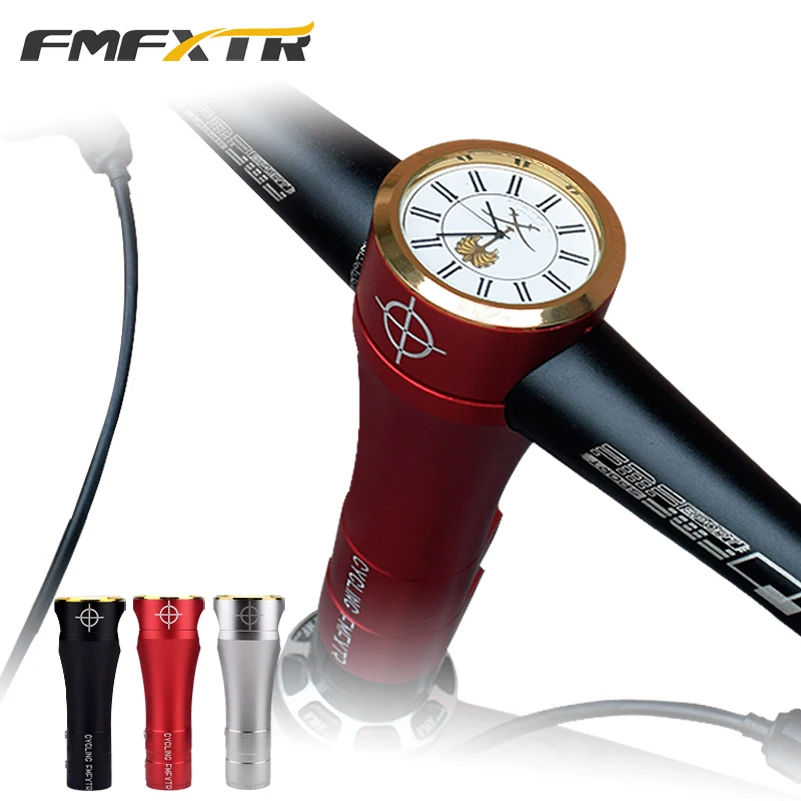 

Bicycle handlebar extender with clock bicycle fork rod to increase control, extend bicycle handlebar rise to extend bicycle neck