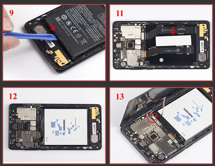 Nohon Battery For BM3B Xiaomi Mi Mix 2 High Capacity 3300mAh~3400mAh Phone Li-polymer Bateria +Free Tools For Mi Mix 2 Mix2 Battery Details (13)