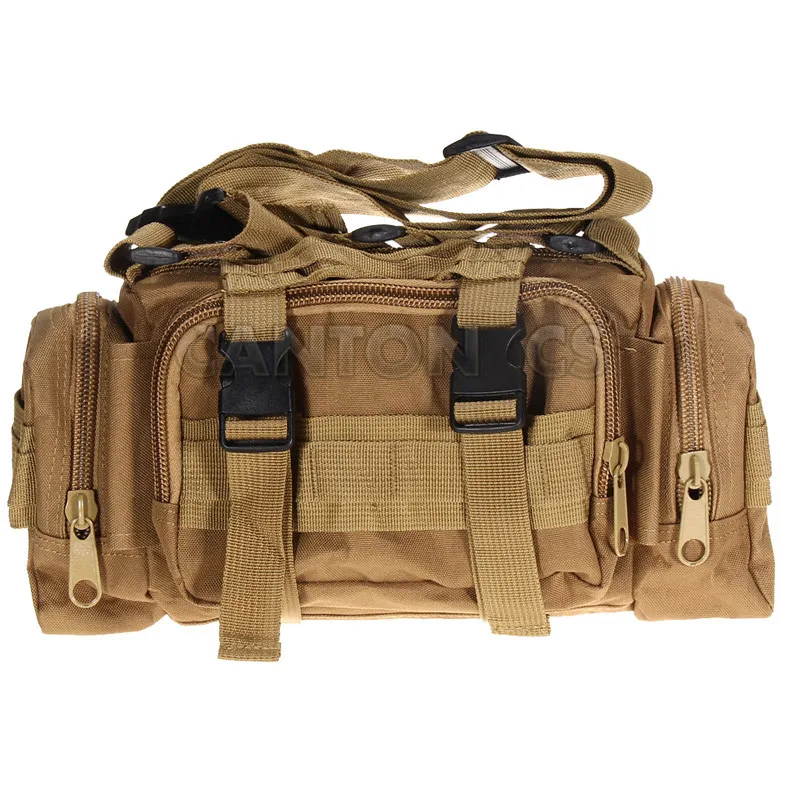 Открытый 3P волшебный Тактический поясная сумка Molle сумка Camo камера Чехол для кемпинга Пешие прогулки Охота армейский военный - Цвет: Tan