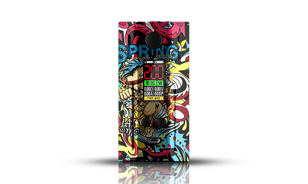 Clearance! Original Laisimo E3-3 200W Spring Box MODwith 1.0 inch OLED Screen Temperature Control Vaporizer Vape VS squonk Mod (8)