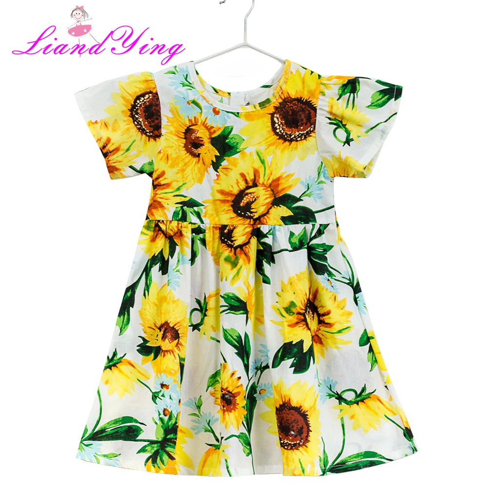sunflower wedding dress
