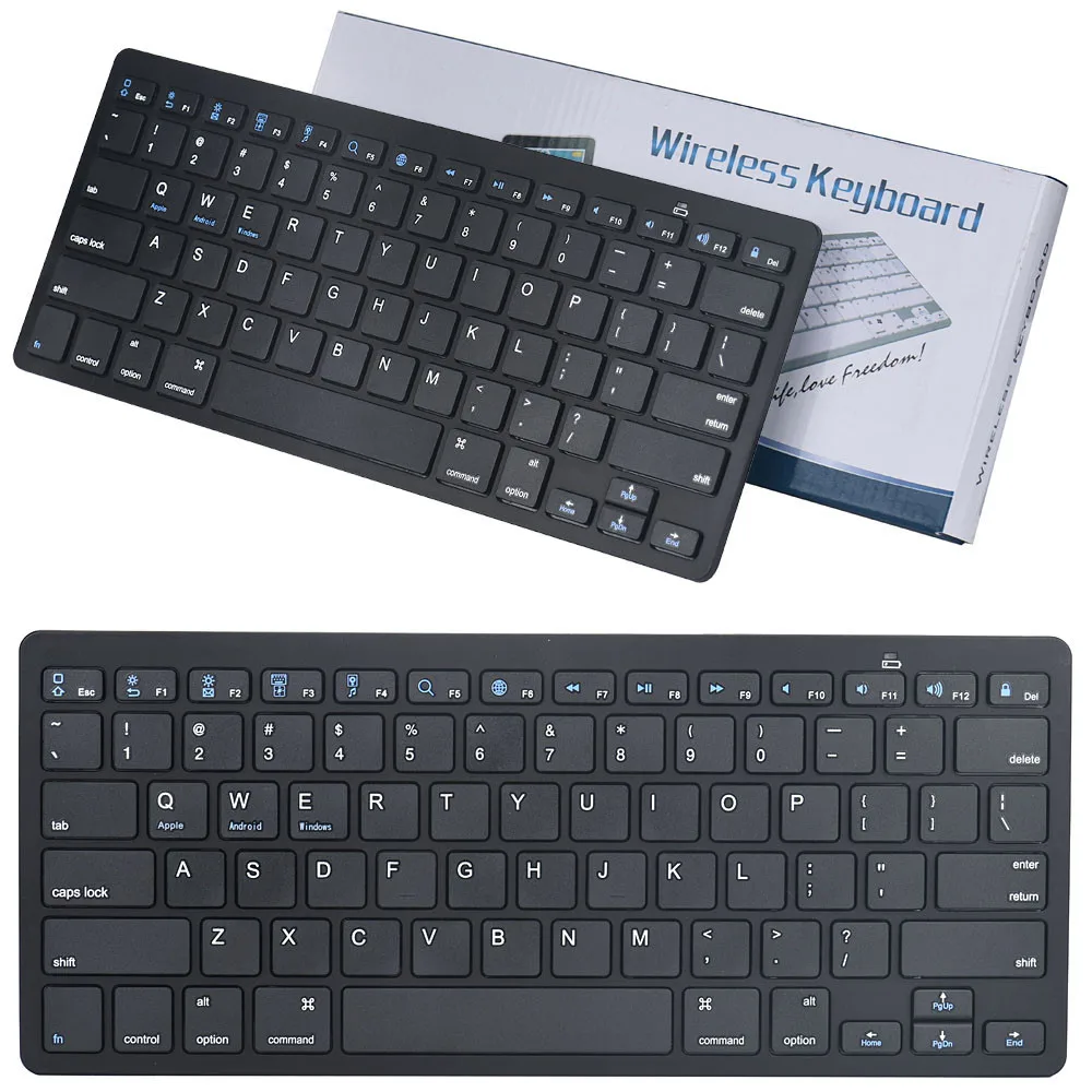 

2019 New Stylish design Multimedia Keyboard Ultru Slim Mini Bluetooth Wireless Keyboard for Windows XP/7/8/10 /Vista/Mac IOS