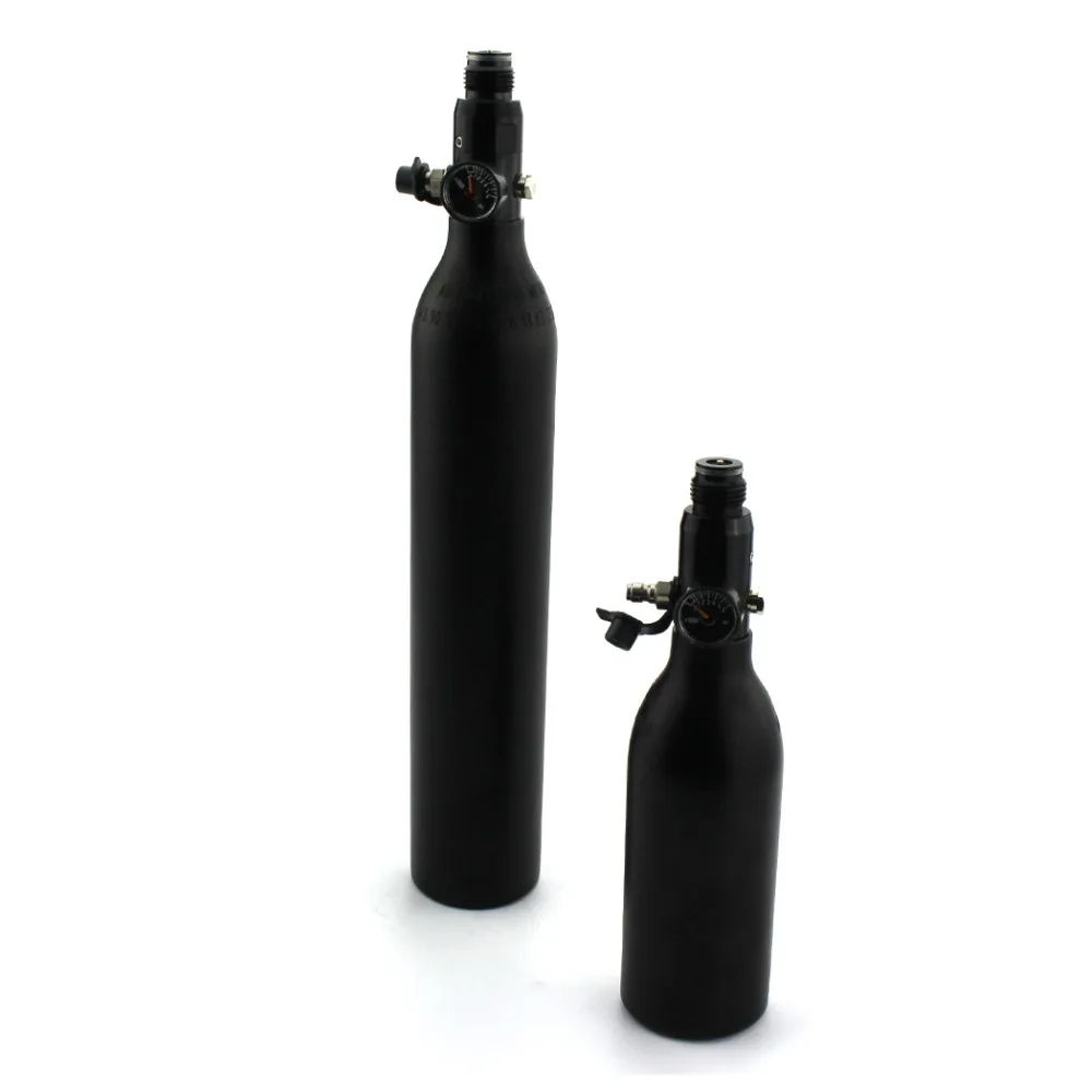 

PCP Paintball Airforce Scuba Pump 5/8-18 UNF High Pressure Cylinder with Regulator 0.2L 0.45L Aluminum Alloy Tank 300bar 4500psi