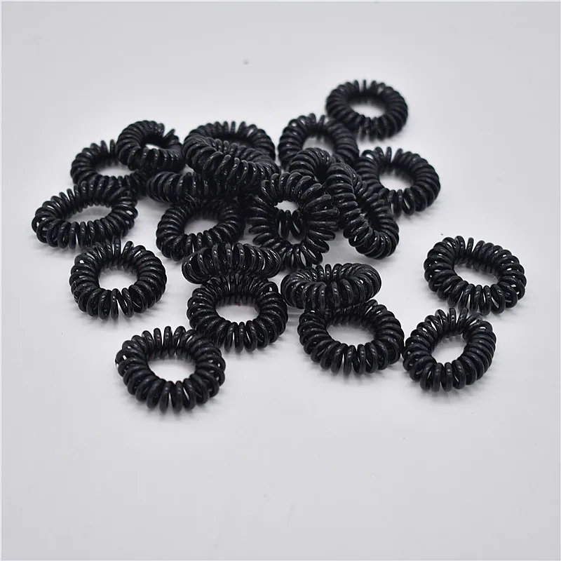 

50Pcs Hair Accessories Gum Telephone Wire Hairbands Headwear Elastic Spring Hair Bands Hair Ties/Rings/Ropes Ponytail Holder