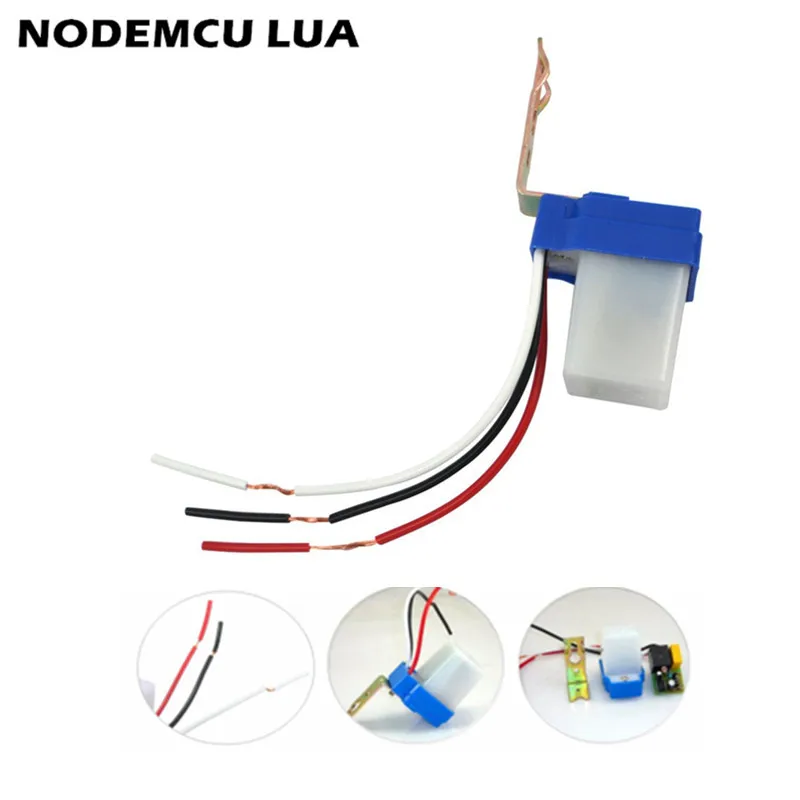 

Automatic On Off Photocell Street Light Switch Electrical Switch DC AC 220V 50-60Hz 10A Photo Control Photoswitch Sensor
