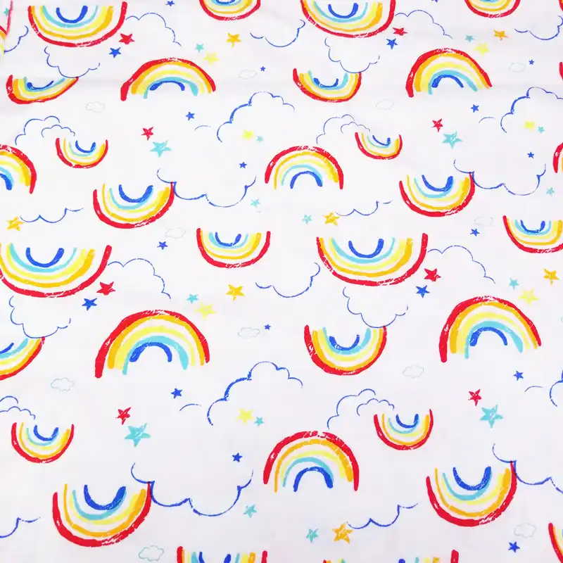 rainbow jersey fabric