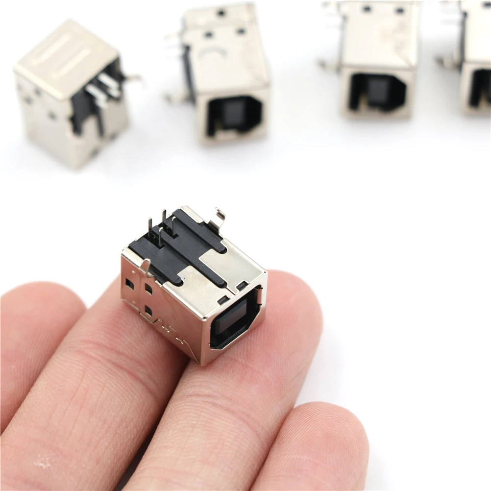 10 шт. 4 контактный разъем USB 2 0 типа B|Соединители| |