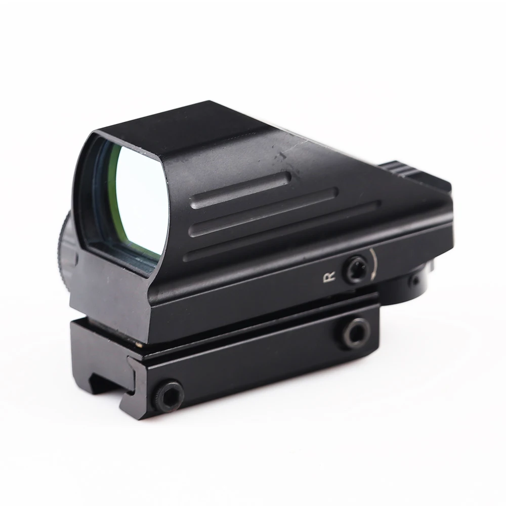 

Tactical Reflex Red/Green Laser 4 Reticle Dot Sight Scope Airgun Rifle scope sight Hunting Rail Mount 11mm/20mm lunette caza
