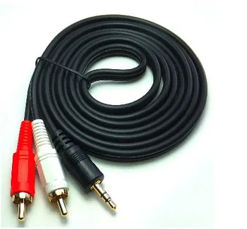 

New Audio 3.5mm Stereo Male to 2 RCA Male Cable 1.5m #DY1901