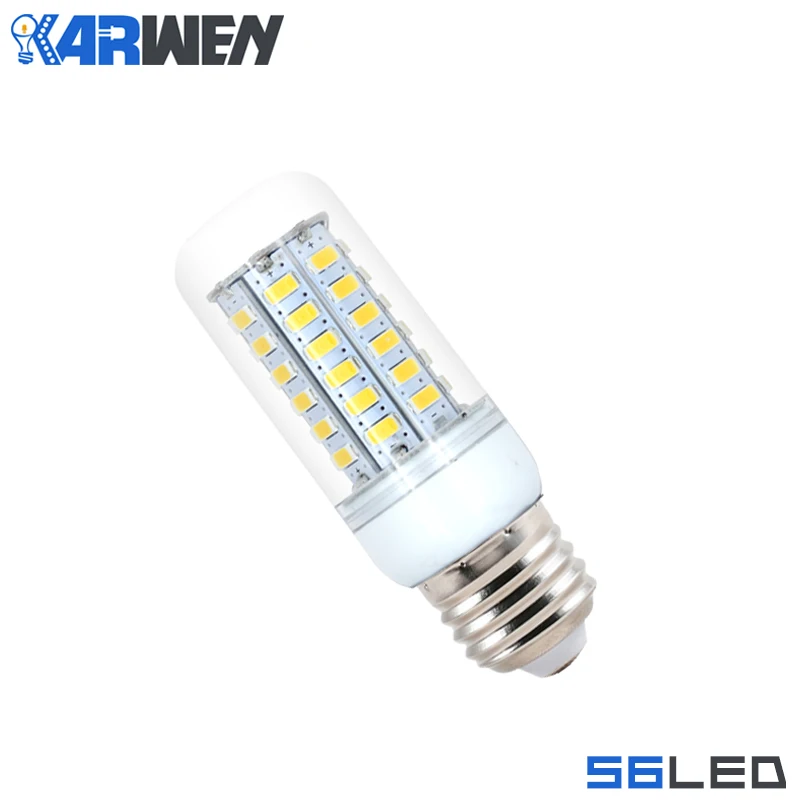 KARWEN светодиодный светильник E27 220v 240v SMD5730 bombilla светодиодный кукурузный светильник лампы 24 36 48 56 69 светодиодный s люстры лампы в форме свечи светильник ing подвесной светильник