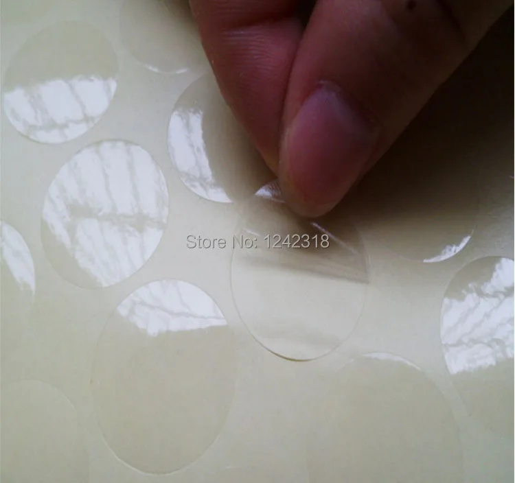 40mm diameter round/circle Self adhesive sealing seal sticker
