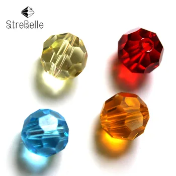 

Crystal Fashion DIY Jewelry Design Glass Bead 4mm/6mm/8mm/10mm Beads Football crystal Glass Bead Art