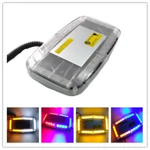 1X 12 24 V LED 5Color Car Emergency Hazard Warning Strobe Flash Flashing Car Styling Truck LED Top Roof Bar Strobe Warning Light