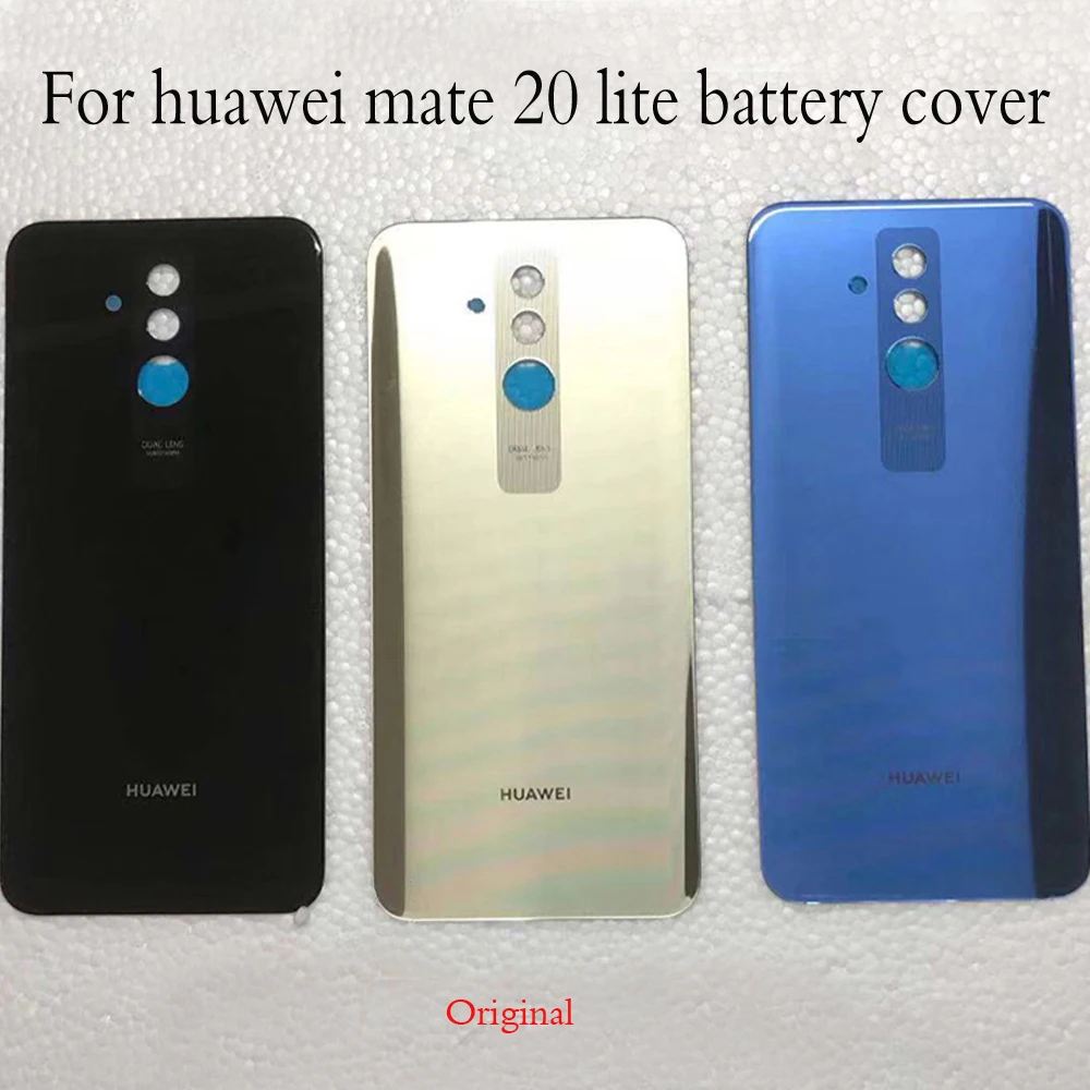 Оригинальный чехол для Huawei Mate 20 Lite со стеклянной задней крышкой mate20lite Корпус