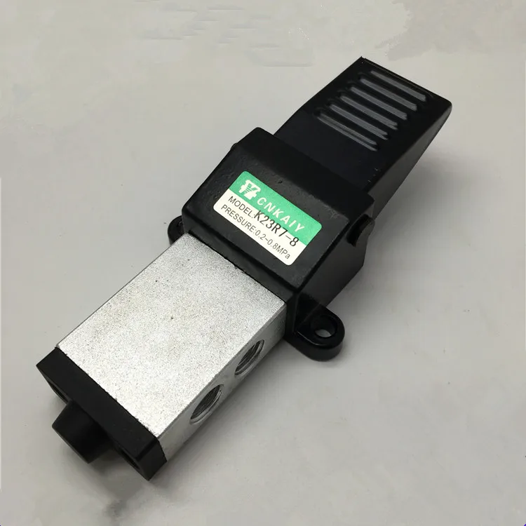 

G 1/4" Air Pneumatic Foot Pedal Manual Valve 2 Position 3 Way K23R7-8