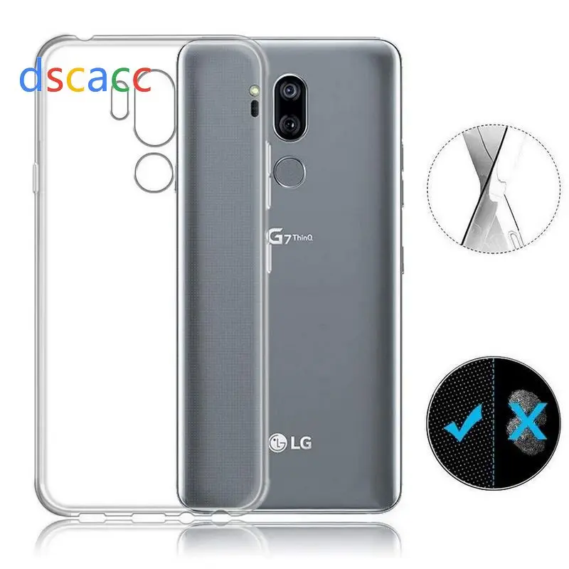 DSCACC высококачественный мягкий ультратонкий прозрачный чехол из ТПУ для LG V40 X Power 3