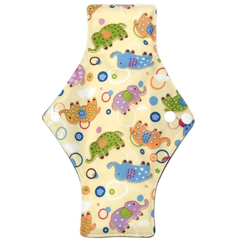 

25X18CM Bamboo Cotton Washable Cloth Maternity Pads Menstrual Reusable Sanitary Pads Napkin Waterproof Panty Liners