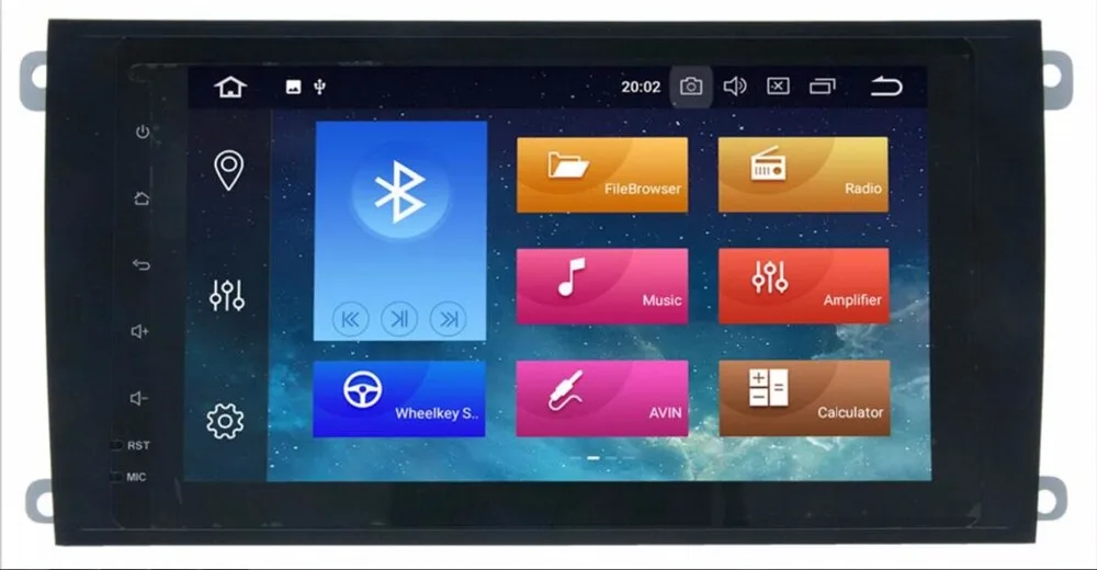 Top 2 Din Android 9.0 RAM 4G Car GPS for Porsche Cayenne radio Navigation multimedia screen stereo AUDIO NO DVD player /Android 9.0 2
