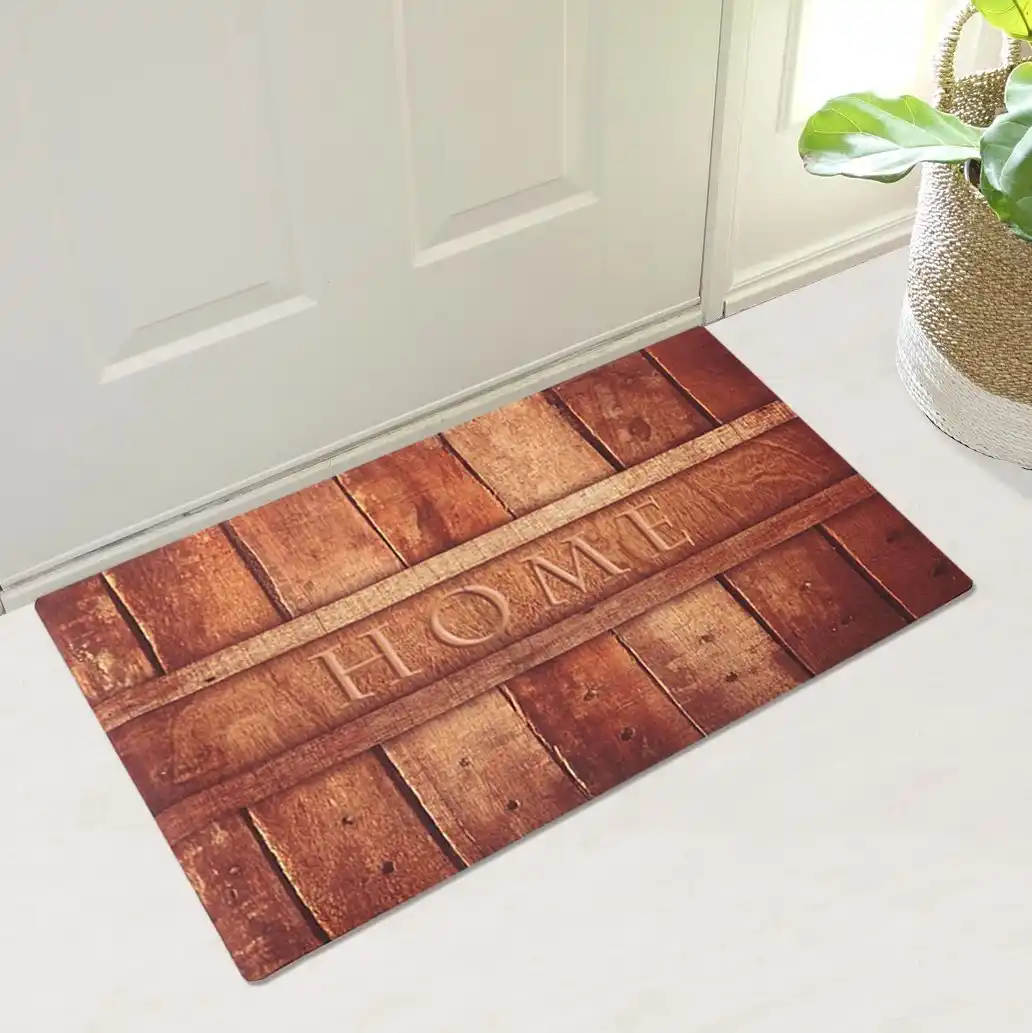 Rubber Indoor Doormat Rustic Entrance Welcome Mat Heavy Duty Low Rubber Indoor Doormat Rustic Entrance
