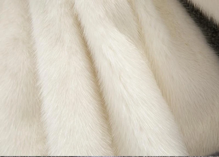 Новинка зимы, Женское пальто из искусственного меха норки, повседневное плотное пальто с капюшоном, модное пальто из искусственного меха, узкий плащ с капюшоном