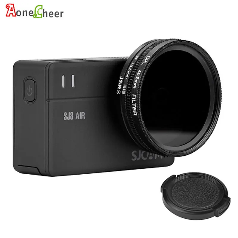 

SJCAM Accessories 40.5mm CPL Filter + UV + 40.5mm Lens Cap + Adapter Ring for SJ8 Pro Air Plus Action Camera Lens Protector