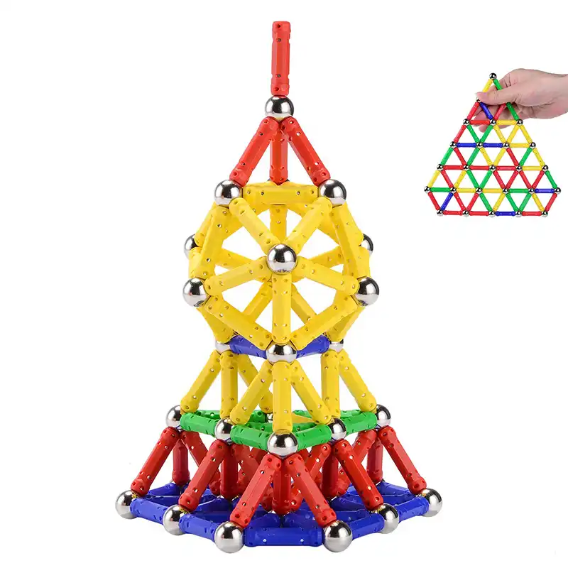 magnetic building beads