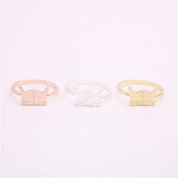 

Hot saling style pirate helmet rings for girls Rings for women